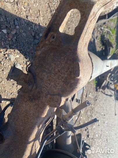 Задняя балка opel astra g универсал диски