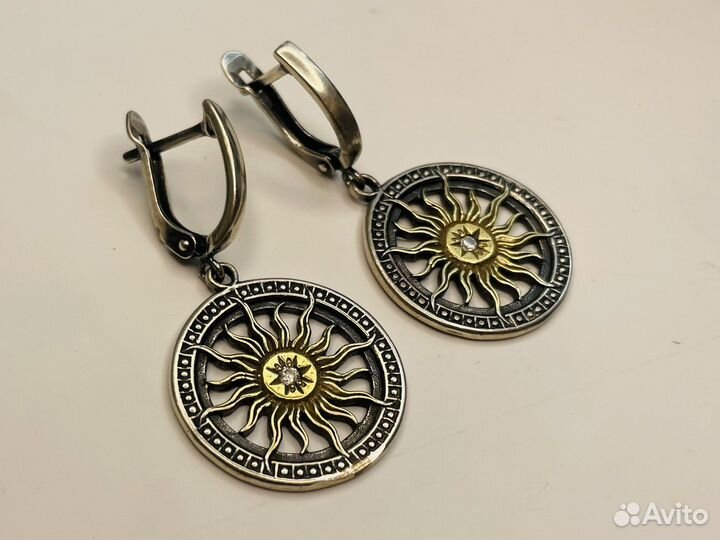 Серебряные серьги
