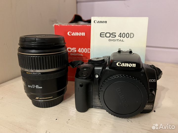 Зеркальный фотоаппарат canon 400d