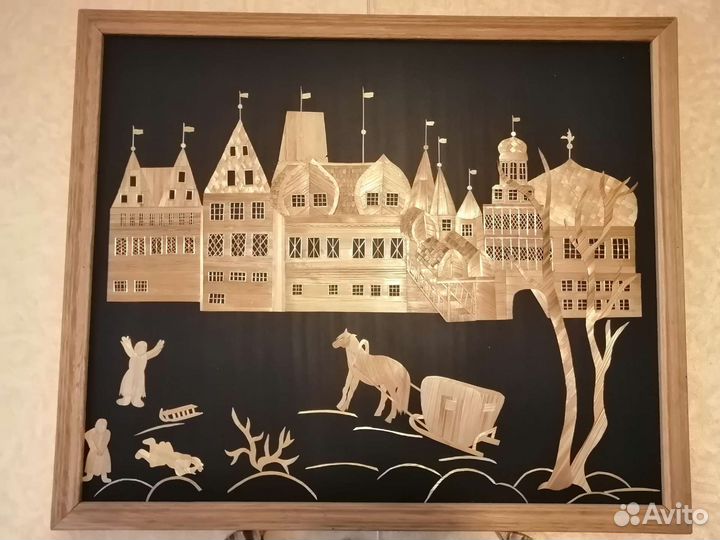 Картины из соломки