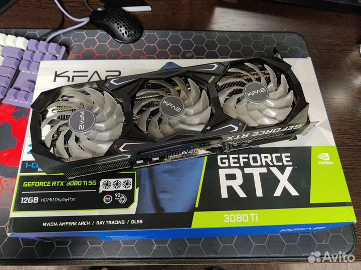 Видеокарта GeForce rtx 3080ti KFA2 SG днс