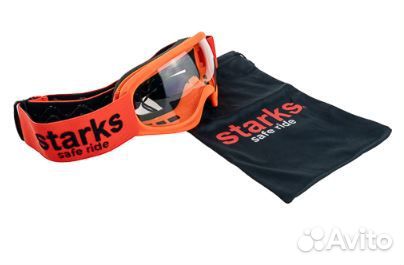 Кроссовые очки детские starks №К47 Оранжевый