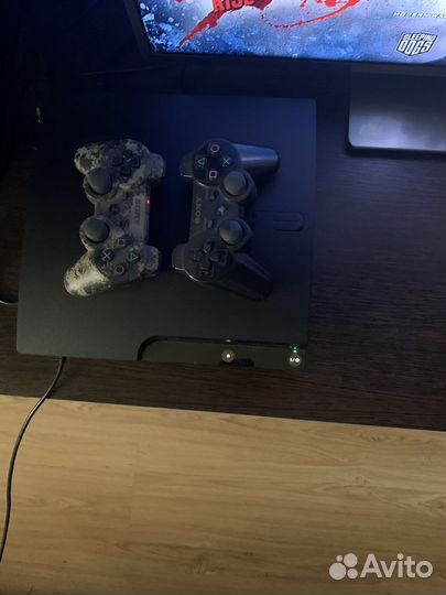 Игровая приставка ps3 slim прошитая