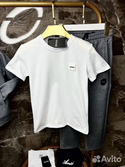 Крутейший спортивный костюм тройка Boss премиум