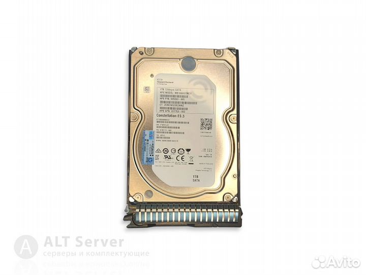 HP 1TB 7.2K 6G SATA 3.5