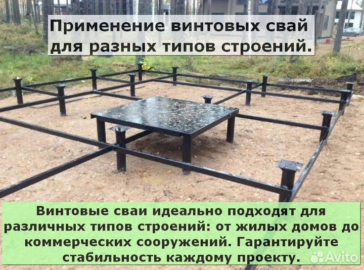 Сваи винтовые для фундамента