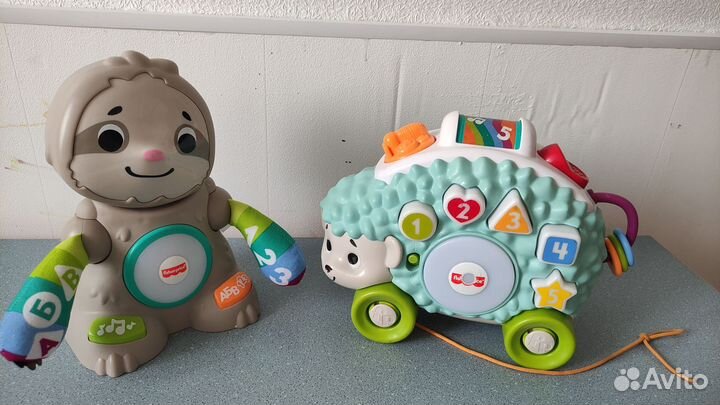 Fisher price ленивец и ежик