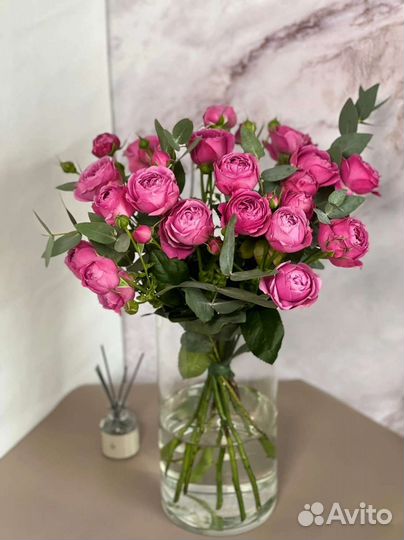 Цветы розы букет