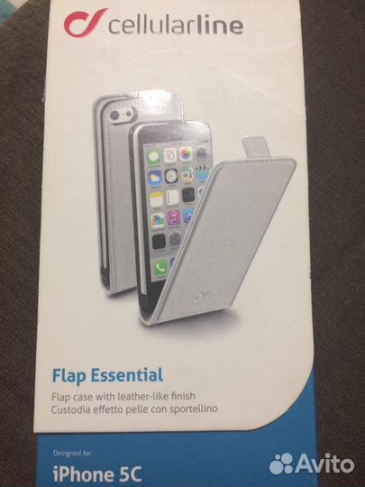 Чехол Cellular Line на iPhone 5, 5C, 5S