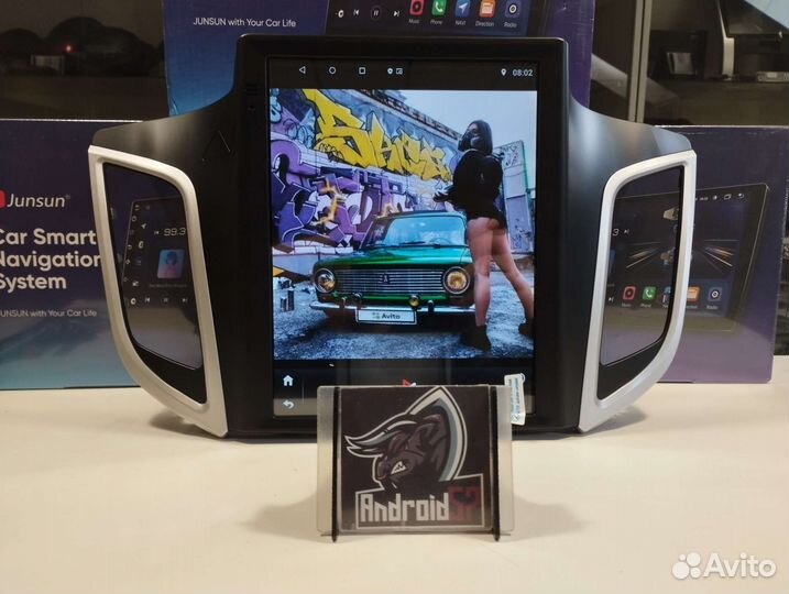 Магнитола Hyundai creta Tesla