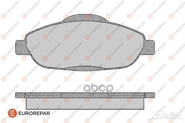 Колодки торм.перед. 1617270080 eurorepar