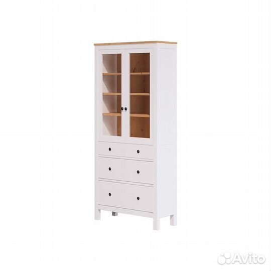 Шкаф-витрина Икеа хемнэс IKEA hemnes