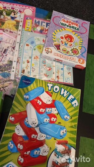 Детские настольные игры пакетом