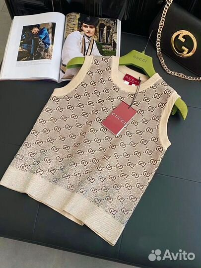 Жакет gucci со стразами