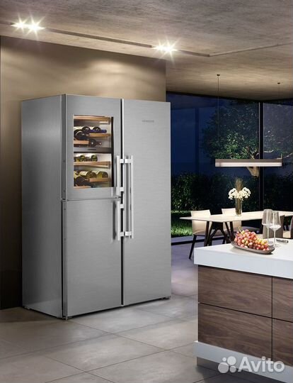 Холодильник с винным шкафом Liebherr SBSes 8496