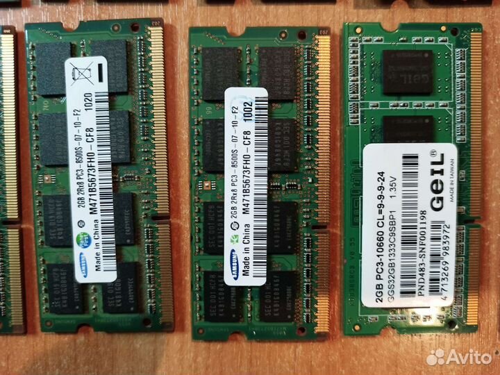 Оперативная память ddr3 1-2 gb для ноутбука