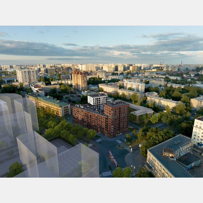 3-к. квартира, 84 м², 7/12 эт.