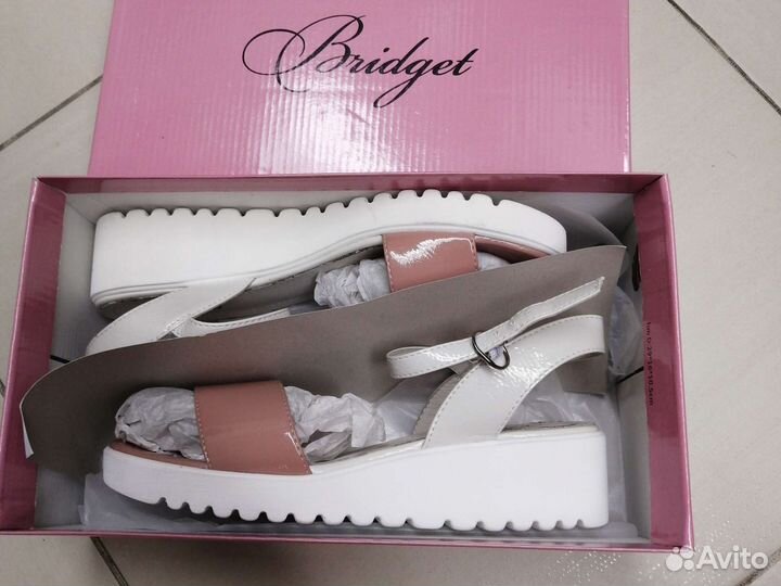 Босоножки женские 37 размер натуральная кожа новые