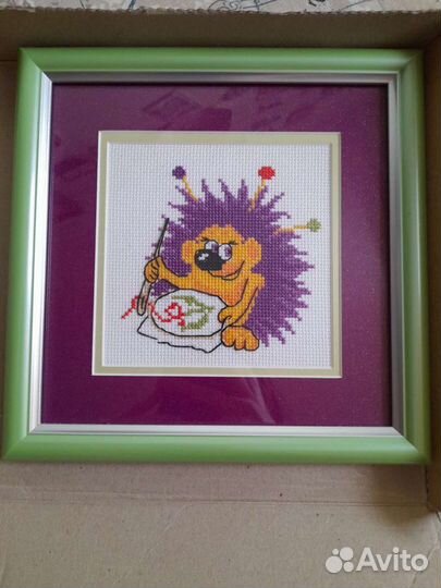 Картина вышитая крестом