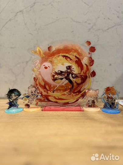 Акриловые фигурки геншин