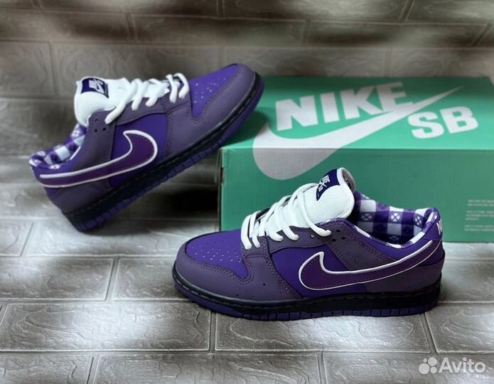 Nike sb dunk low purple lobster