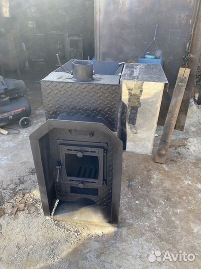 Печь для бани из трубы