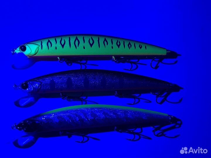 3 Воблера Osp Rudra 130 sp на щуку набором