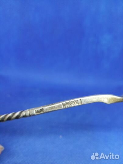 Ложка с храмом Христа Спасителя.Серебро 84.1886 г