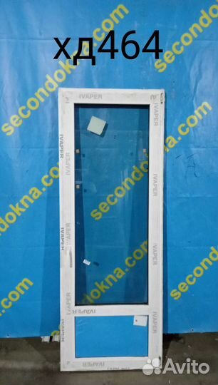 Дверь пластиковая Б/У 2060(в)х760(ш)