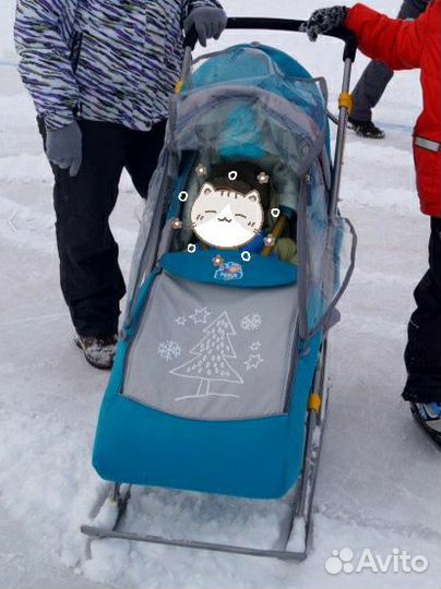 Санки коляска ника