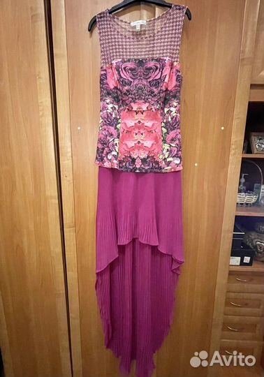 Платье с баской размер S