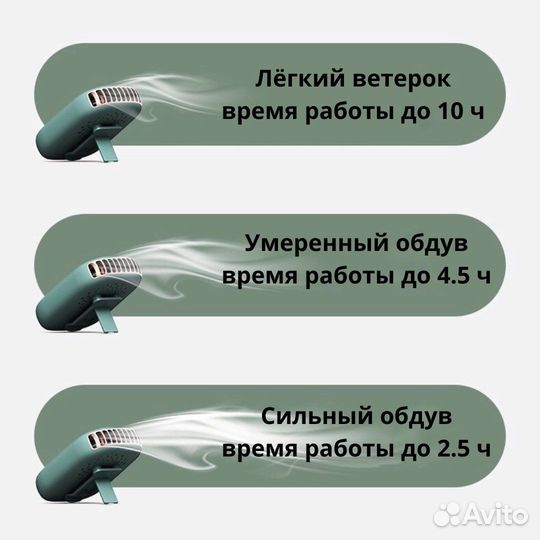 Вентилятор беспроводной портативный