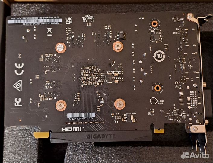 Видеокарта msi 1630 4gb