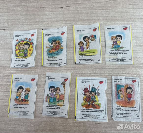 Вкладыш Вкладыши Love is 7 серия series