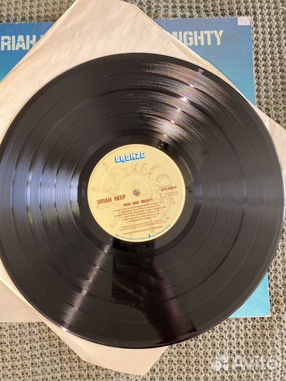 Uriah Heep High and Mighty lp UK