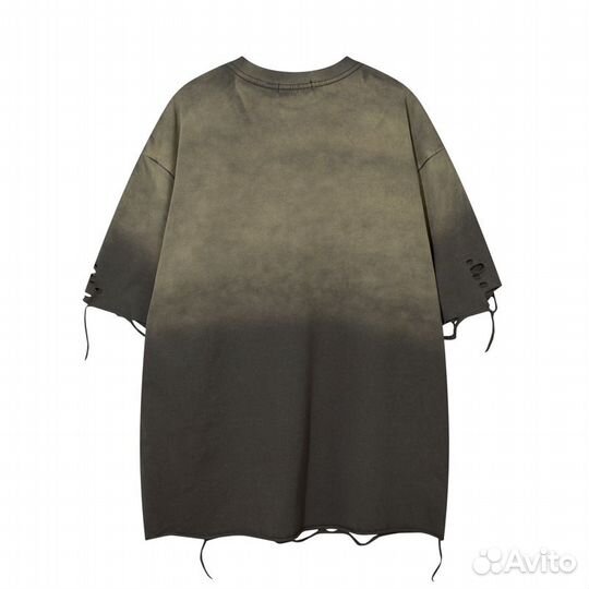 Черная Оверсайз Футболка 