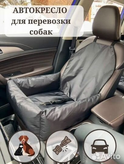Автокресло для перевозки собак