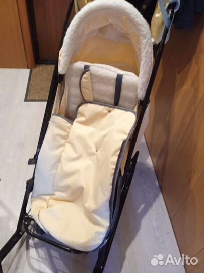 Детские санки коляска