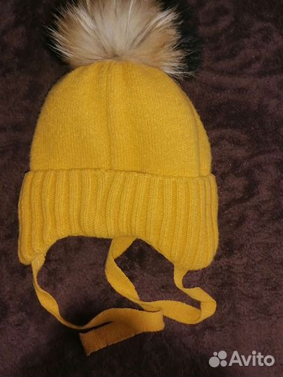 Шапка тёплая на 2-3 года