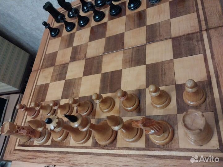 Шахматы турнирные СССР 1961 год.ручная работа