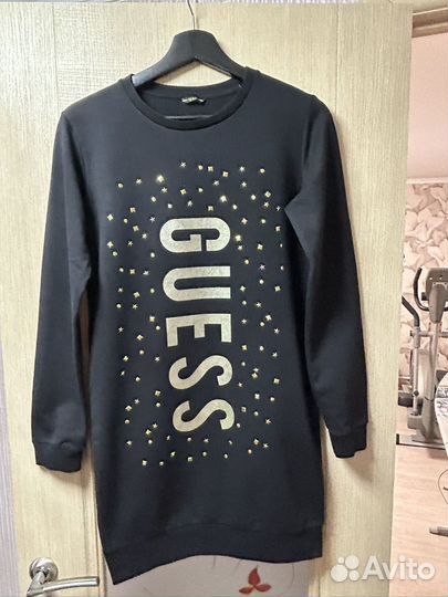 Свитшот туника- платье guess