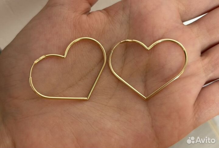 Золотые серьги