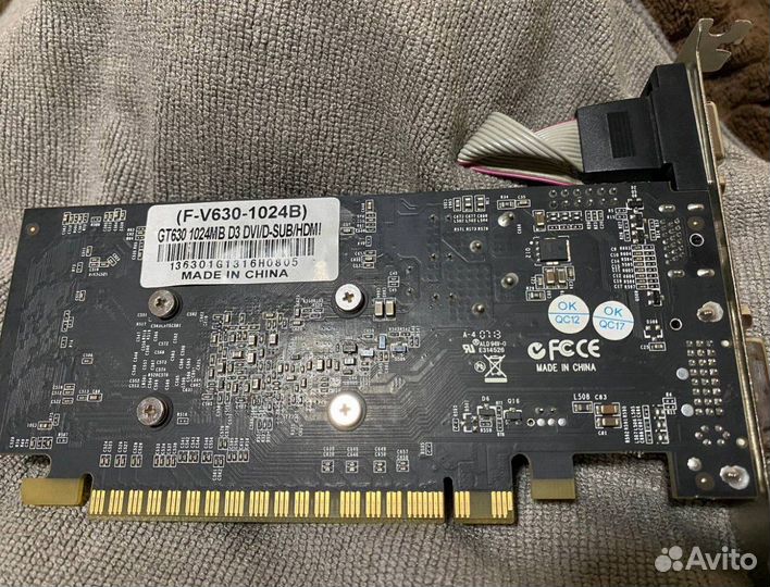 Видеокарта GT 630 1gb