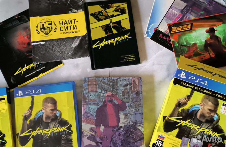 Игра для PS4 Cyberpunk 2077 издание Steelbook