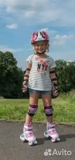 Раздвижные ролики-квады MY first quad girl