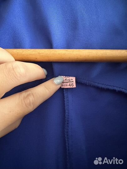 Жилетка синяя классическая женская