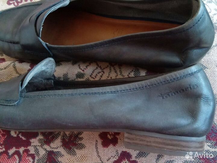 Мокасины Tamaris кожаные