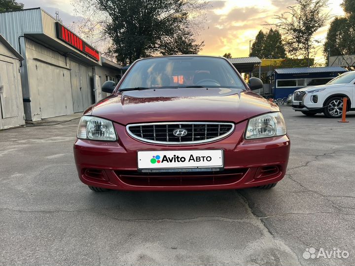 Hyundai Accent 1.5 МТ, 2004, 203 000 км