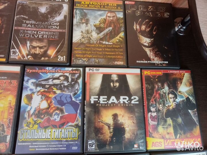 Диски с компьютерными играми