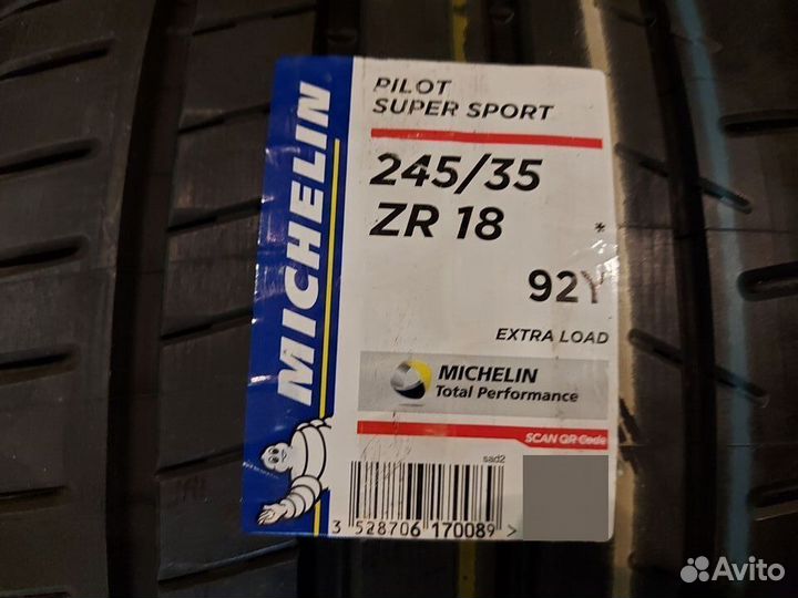 Michelin Pilot Super Sport 225/40 R18 и 245/35 R18